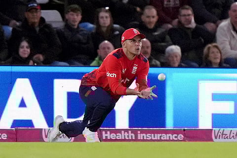 England vs Australia 1st T20I: England's Sam Curran catches out Australia's Matt Short